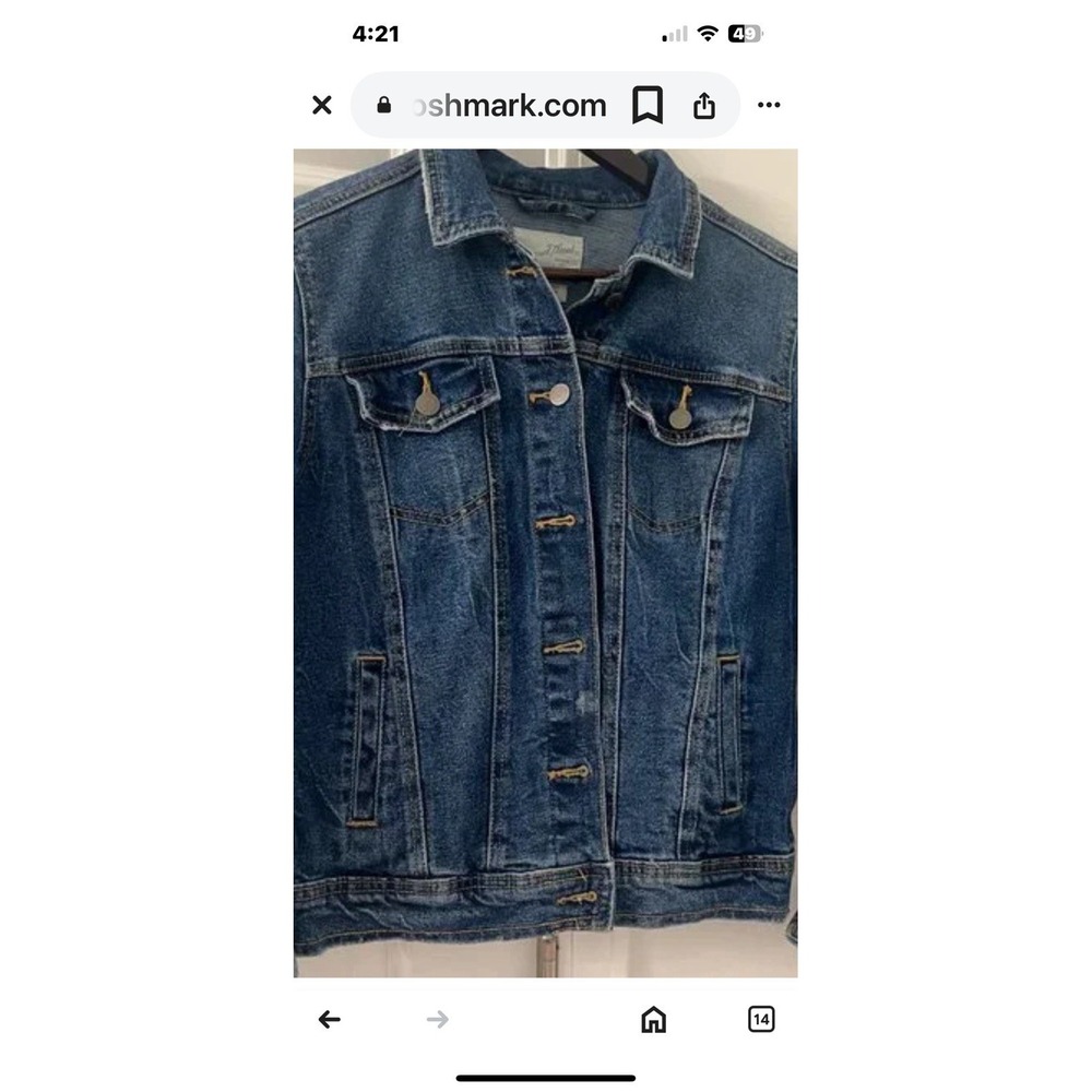 Universal Thread Denim Jacket Blue Jean Freeborn‎ Jacket Size Small